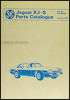 1975-1988.5 Jaguar XJ-S 12 Cylinder Repair Shop Manual Reprint