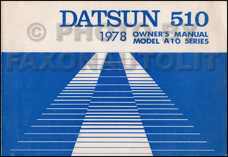 1978 Datsun 510 Repair Shop Manual Original