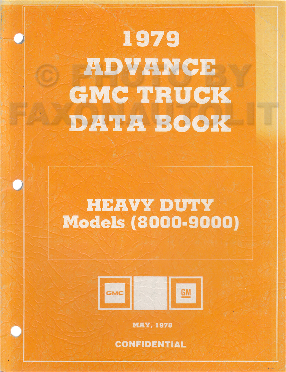 1979 GMC Medium and Heavy Duty Data Book Original Canadian