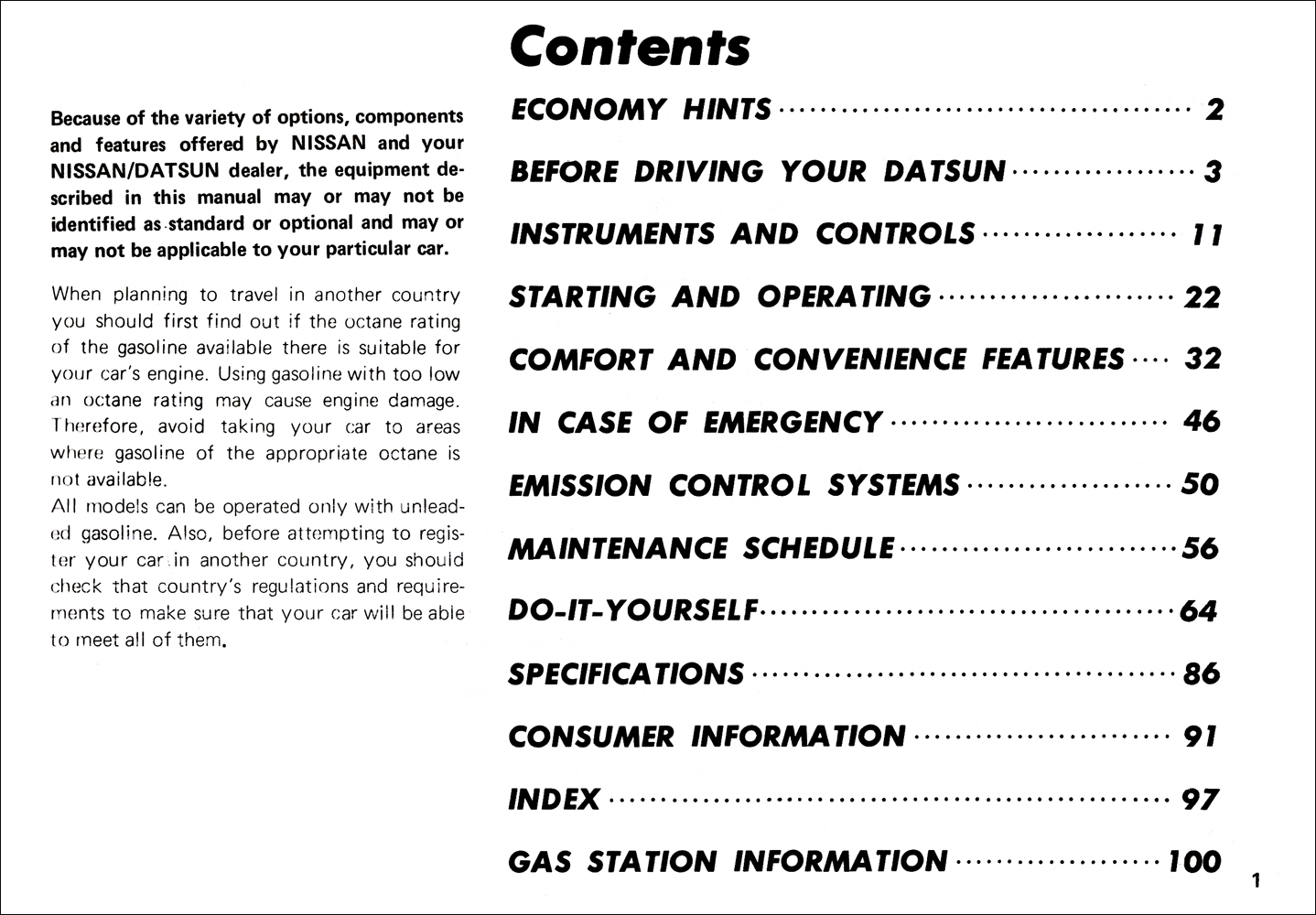1983 Datsun 280zx Service Repair And User Owner Manuals