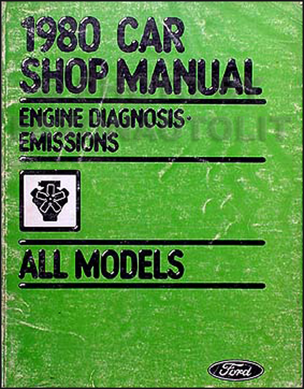 1980 Ford Truck Repair Shop Manual Econoline Van F100