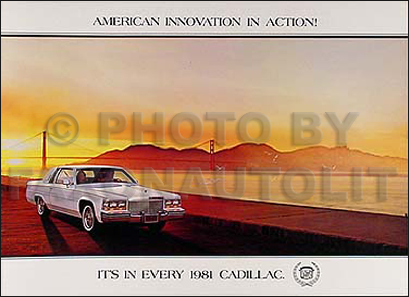 1981 Cadillac Deville & Fleetwood Brougham V8 Gas Foldout Wiring