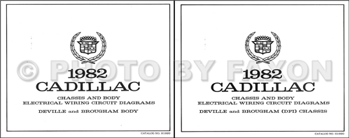 1982 Cadillac Deville and Fleetwood Diesel Foldout Wiring Diagrams Original