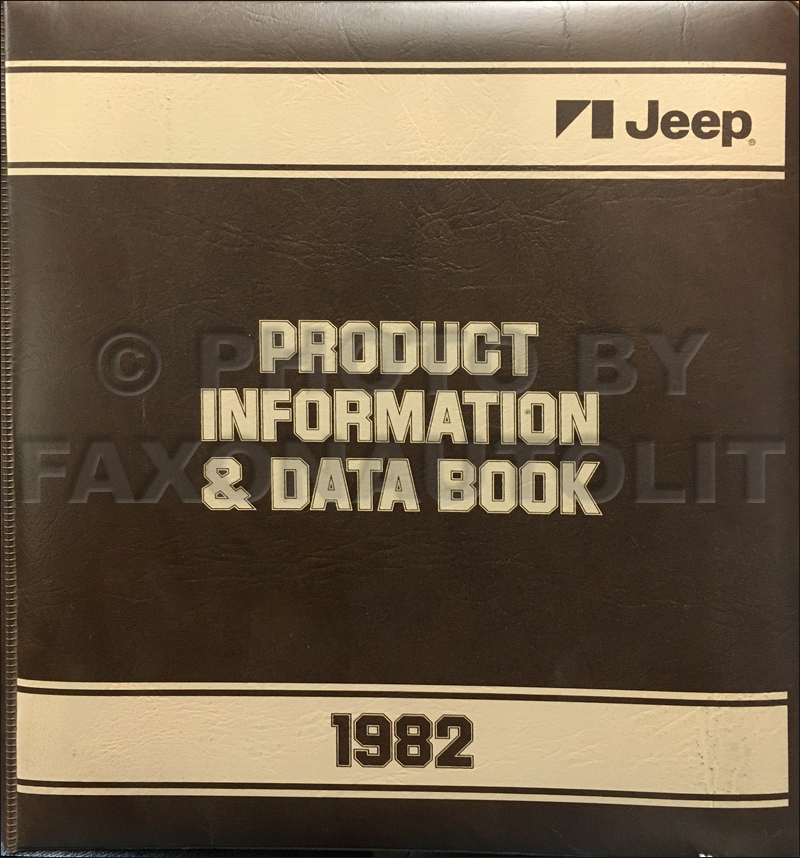 1982 Jeep Repair Shop Manual Original - All models