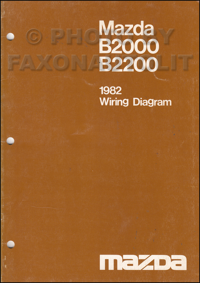 1986 Mazda B2000 Wiring Diagram - Wiring Diagram Schemas