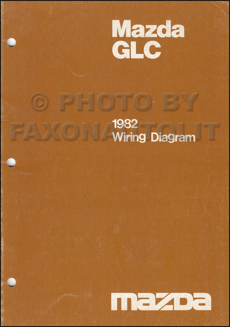 1982 Mazda GLC Repair Shop Manual Original