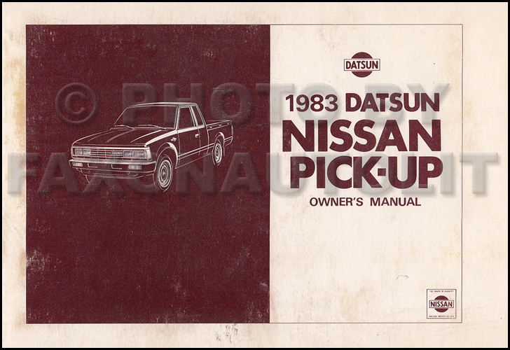 1983 Nissan 720 Series Pickup Truck Repair Shop Manual Supplement Original