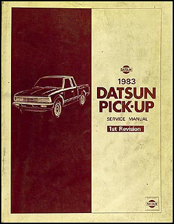 1983 Nissan 720 Series Pickup Truck Repair Shop Manual Supplement Original