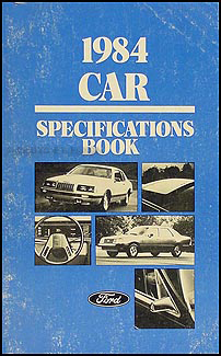 1984 Ford Mustang and Mercury Capri Wiring Diagram Original