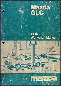 1984 Mazda GLC Repair Shop Manual Original