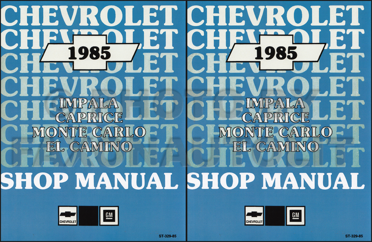 1985 Caballero El Camino Monte Carlo Wiring Diagram ... 1986 el camino wiring diagram 