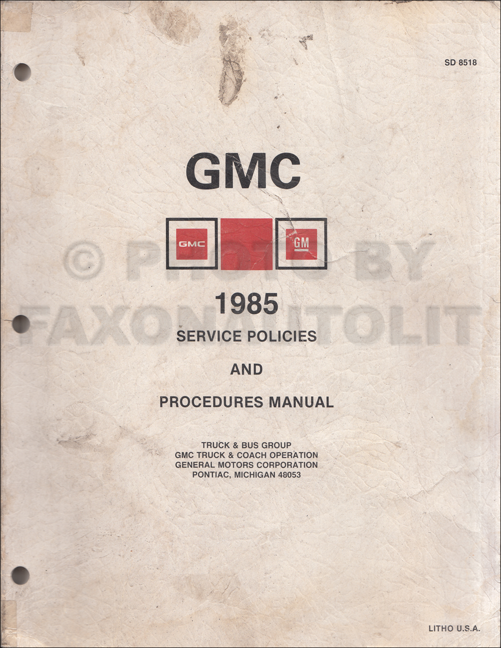 Wiring Diagram 1985 Chevy P30 Van - Complete Wiring Schemas