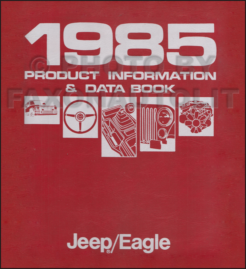 1985 Jeep Dealer Album / Data Book Original