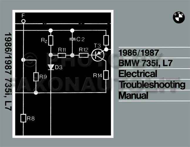 1986 BMW 735i Electrical Troubleshooting Manual