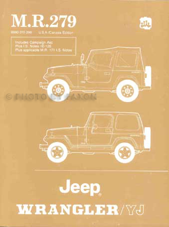 Car Truck Manuals Automotive 1987 19 Jeep Wrangler And Yj Repair Shop Manual Laredo S Sahara Service Book