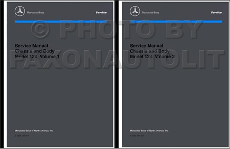 1981-91 Mercedes 126 A/C & Heater Reprint Repair Manual