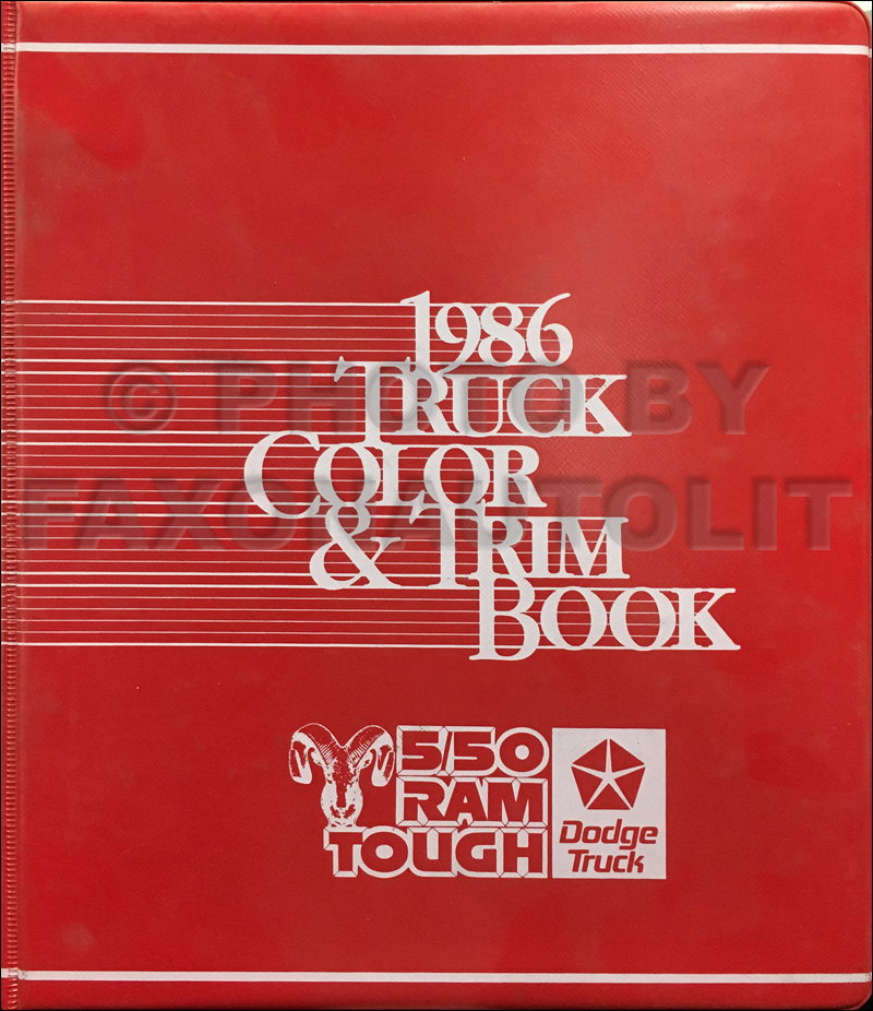 1986 Dodge Ram Van & Wagon Repair Shop Manual Original B150-B350