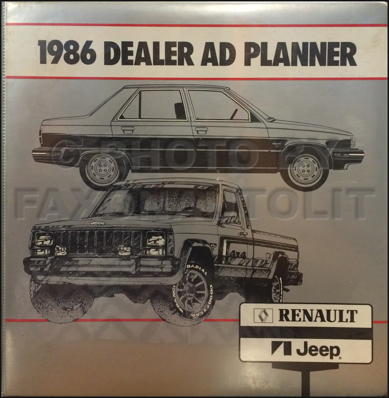 1986 Jeep Comanche Wiring Diagram Set NOS
