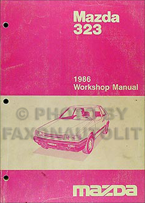 Мануал мазда. Мазда 1986.