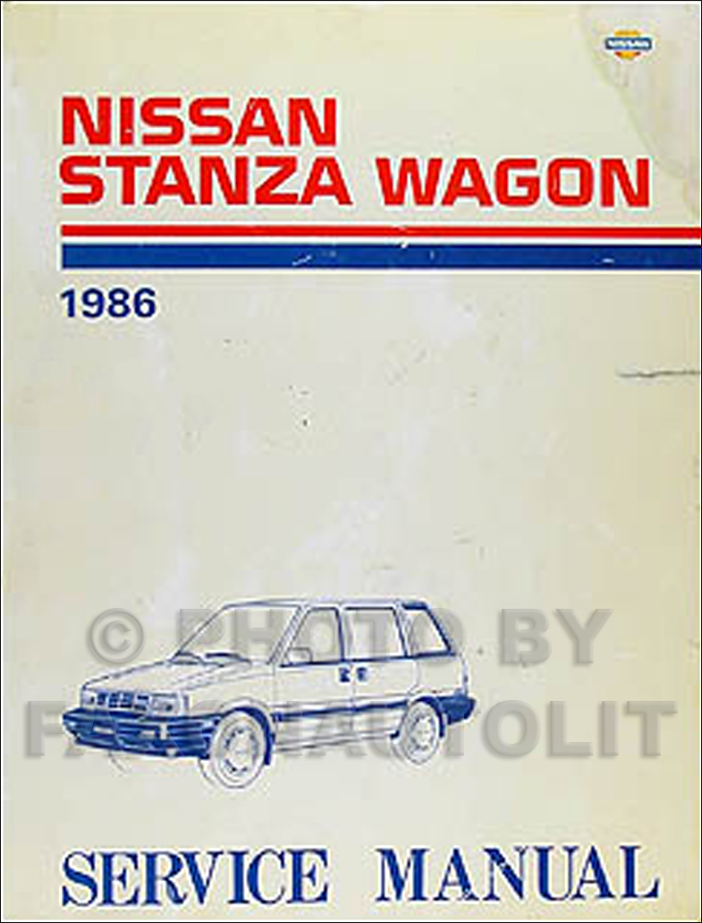 1986 nissan stanza wagon repair shop manual original 1986 nissan stanza wagon repair shop manual original