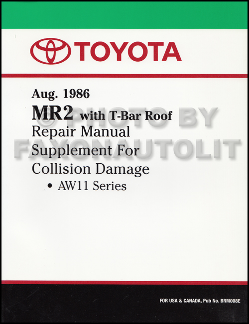 1989 Toyota Mr2 Wiring Diagram Original