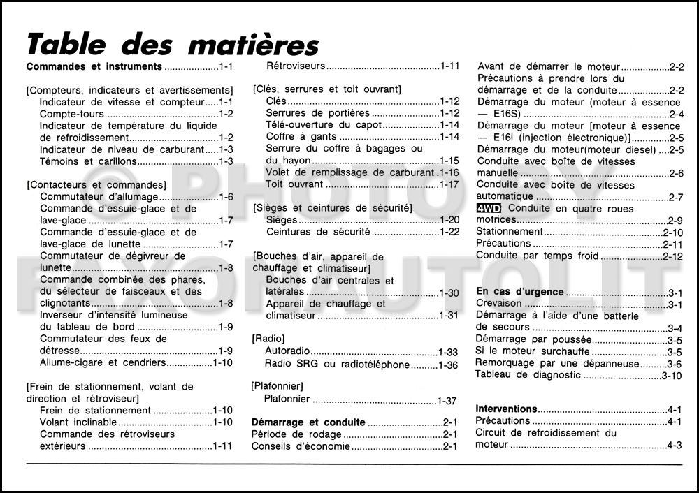 1987 Nissan Sentra Owner's Manual Original CANADIAN in English and French