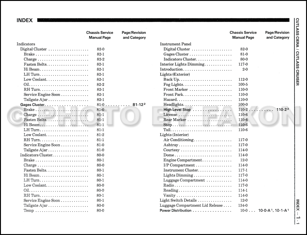 1987 Oldsmobile Electrical Diagnosis Manual Original Supplement