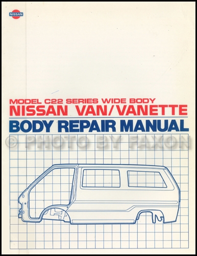 1988 Nissan Van Wiring Diagram Manual Original