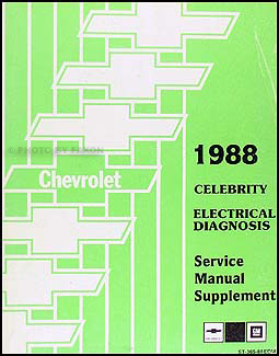 1988 Chevy Celebrity Electrical Diagnosis Manual Original