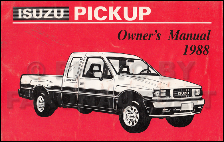 19881989 Isuzu Pickup Electrical Manual Original