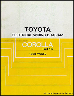 1988 Toyota Corolla FX and FX16 Air Conditioner ...