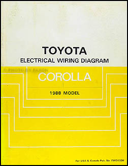 [DIAGRAM] 1988 Toyota Corolla Rwd Wiring Diagram Manual Original