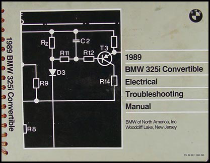 1989 BMW 325i/325is Electrical Troubleshooting Manual