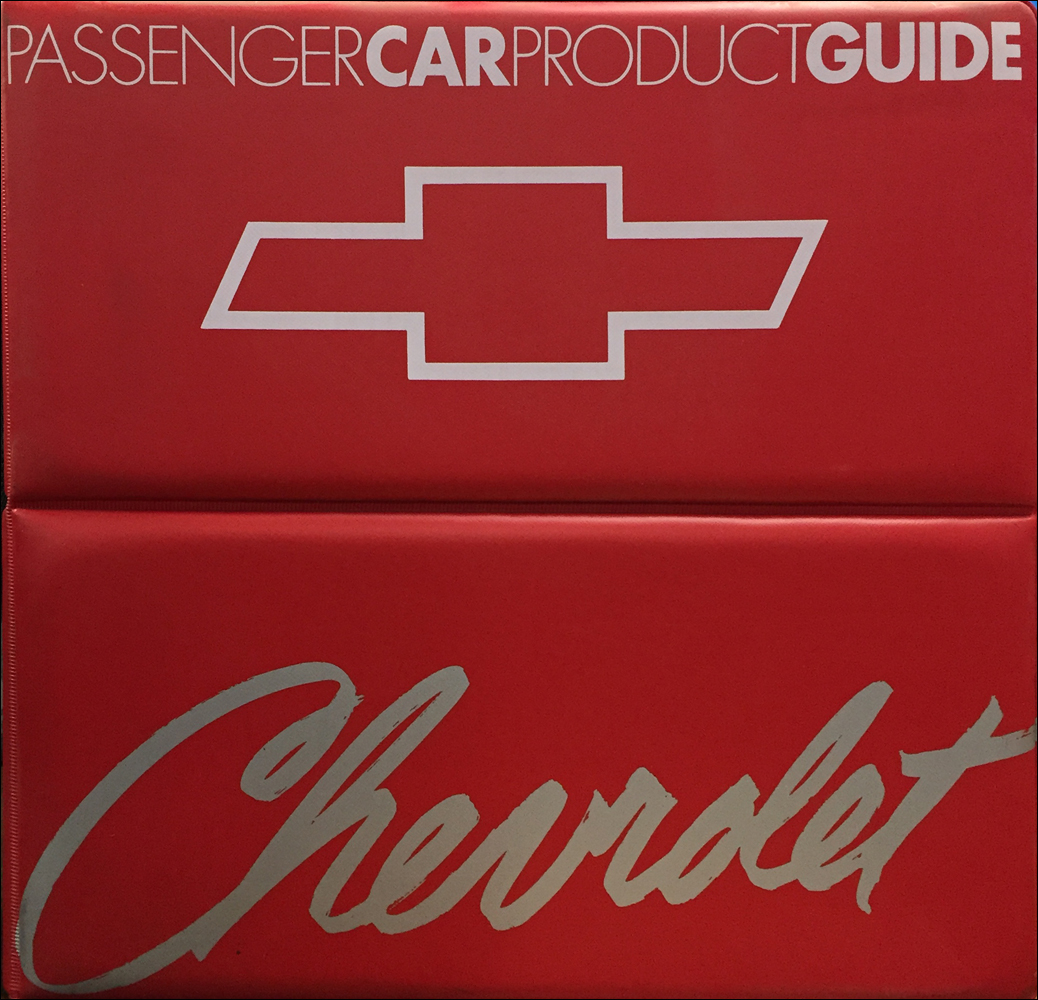 1989 Chevrolet Car Color & Upholstery Dealer Album/Data Book Original