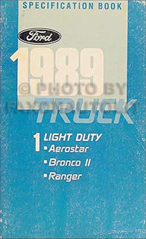 1989 Ford Engine  Emissions Diagnosis Manual Original