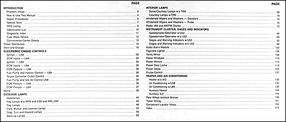 1989 Gmc Safari Van Wiring Diagram Manual Original