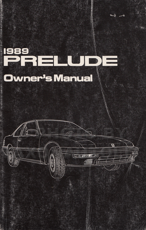 Buy A Honda Prelude Manual