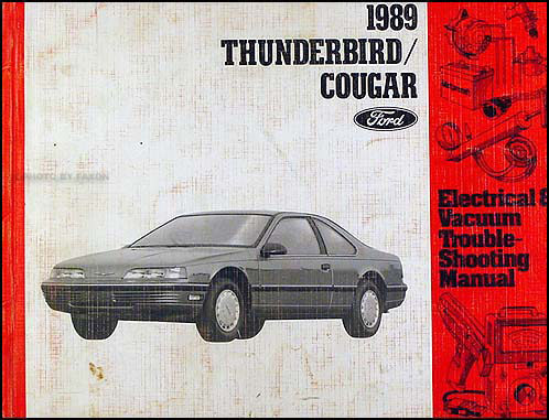 1989 Ford Thunderbird Mercury Cougar Electrical ... 1927 ford model t diagrams 