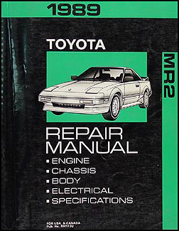 1989 Toyota Air Conditioner Installation Manual Original