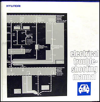 1990-1994 Hyundai Excel Electrical Troubleshooting Manual Original