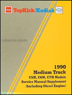 1990 Chevy Kodiak & GMC Topkick Wiring Diagram Manual Original