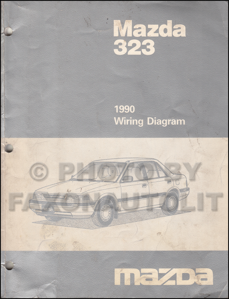 1990 Mazda 323 And Protege Repair Shop Manual Original