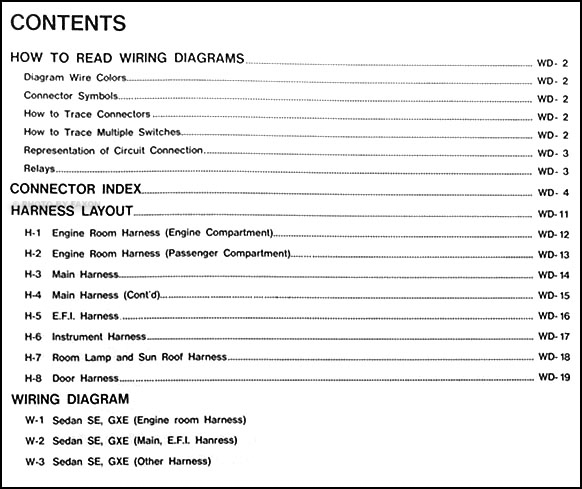 1990 Nissan Maxima Wiring Diagram Manual Original