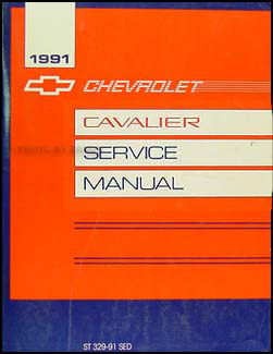 1991 Chevy Cavalier Repair Shop Manual Original