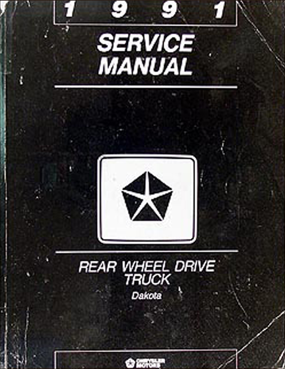 1991 Dodge Dakota Repair Shop Manual Original