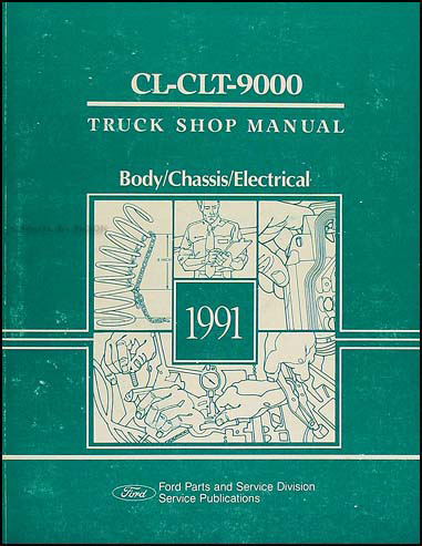 1991 Ford 6.6L 7.8L Diesel Engine Truck Repair Shop Manual Original