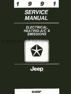 1991 Jeep Repair Shop Manual Original 3 Volume Set--All Models