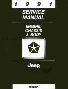 1991 Jeep Repair Shop Manual Original 3 Volume Set--All Models