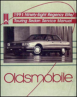 1991 Olds 98 Regency Elite Touring Sedan Repair Shop Manual Original