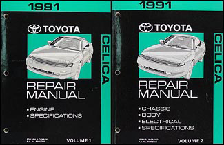 1991 Toyota Celica Corolla MR2 Automatic Transmission Repair Shop Manual
